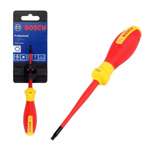 Tua vít cách điện VDE đầu bông TX15 Bosch